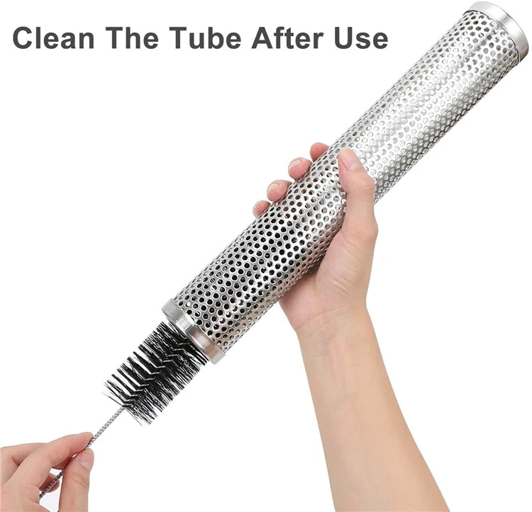 LMETJMA 12-Inch Pellet Smoker Tube Set