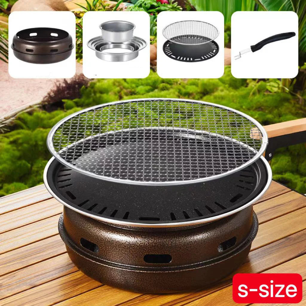 Korean-Style Round BBQ Grill