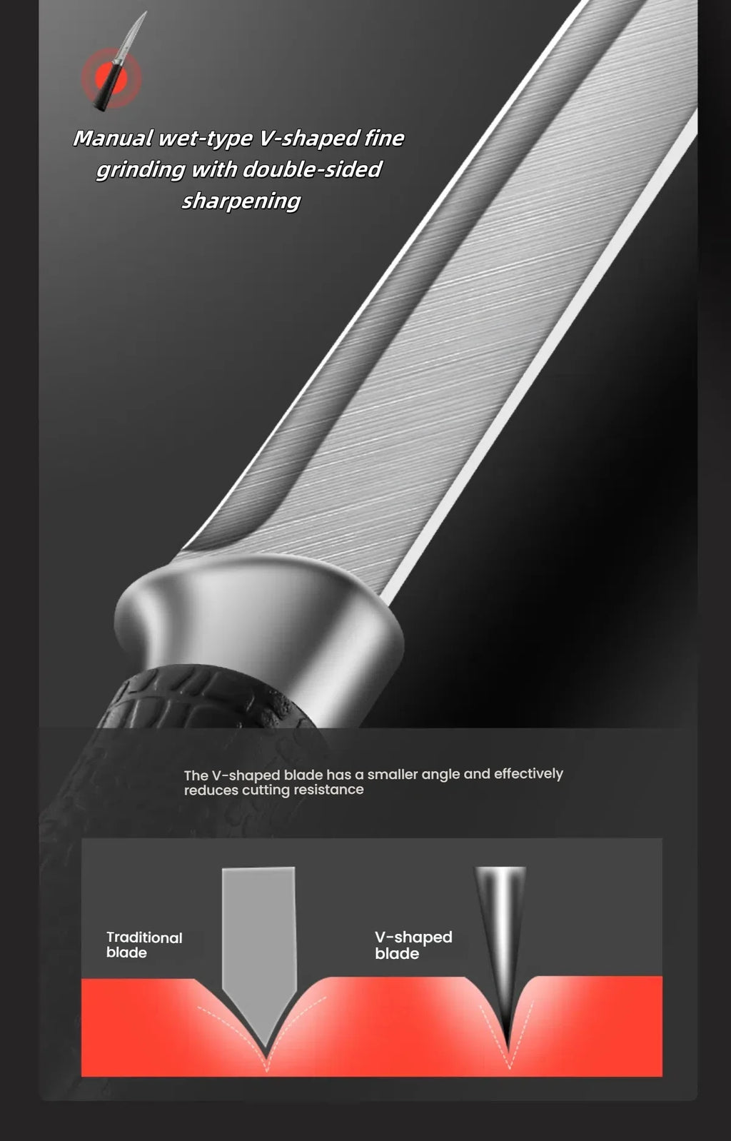 Stainless Steel Boning Knife Set