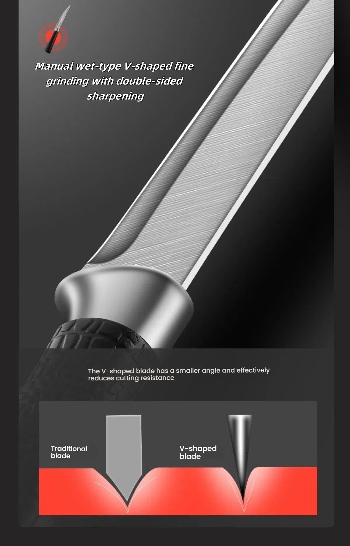 Stainless Steel Boning Knife Set