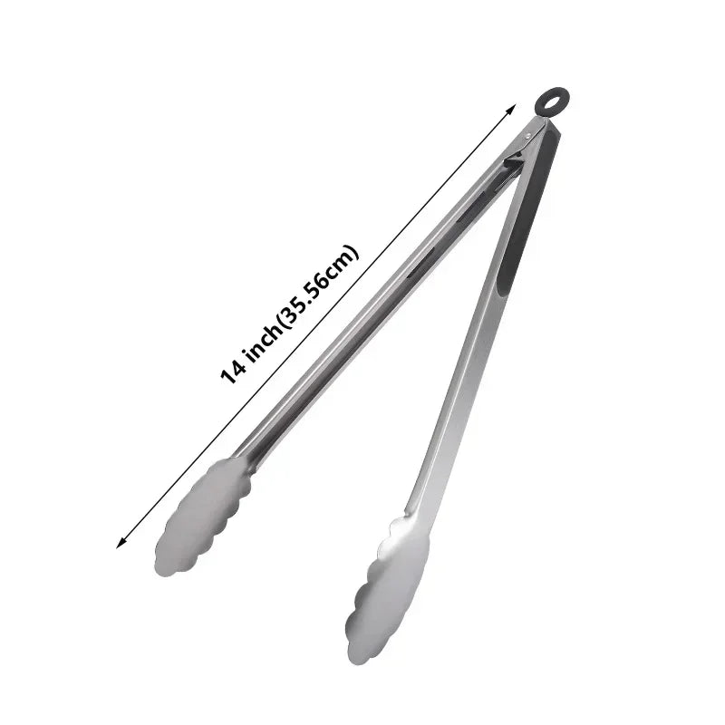 Stainless Steel BBQ Grill Tongs