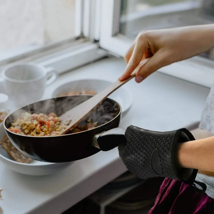 Heat Resistant Silicone Oven Mitts