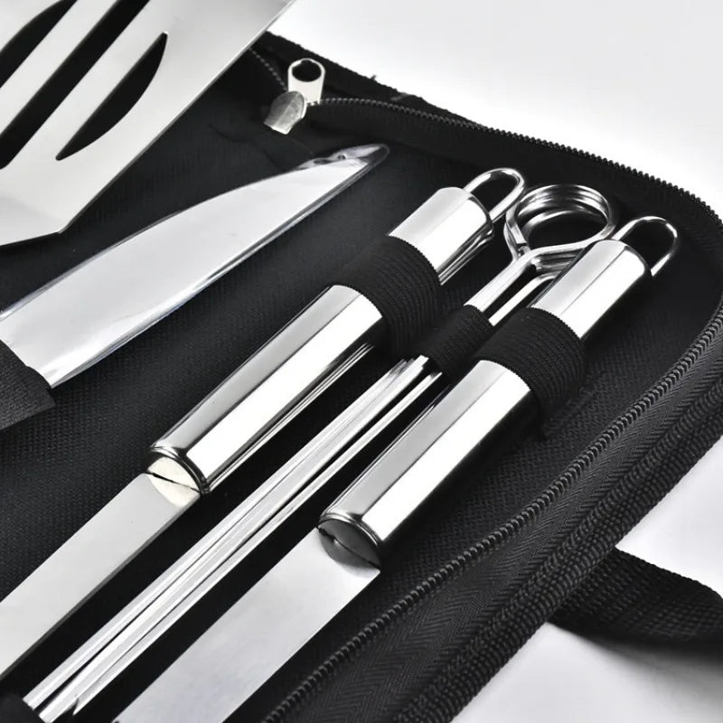 Stainless Steel Barbeque Tool Set (7 Variants)