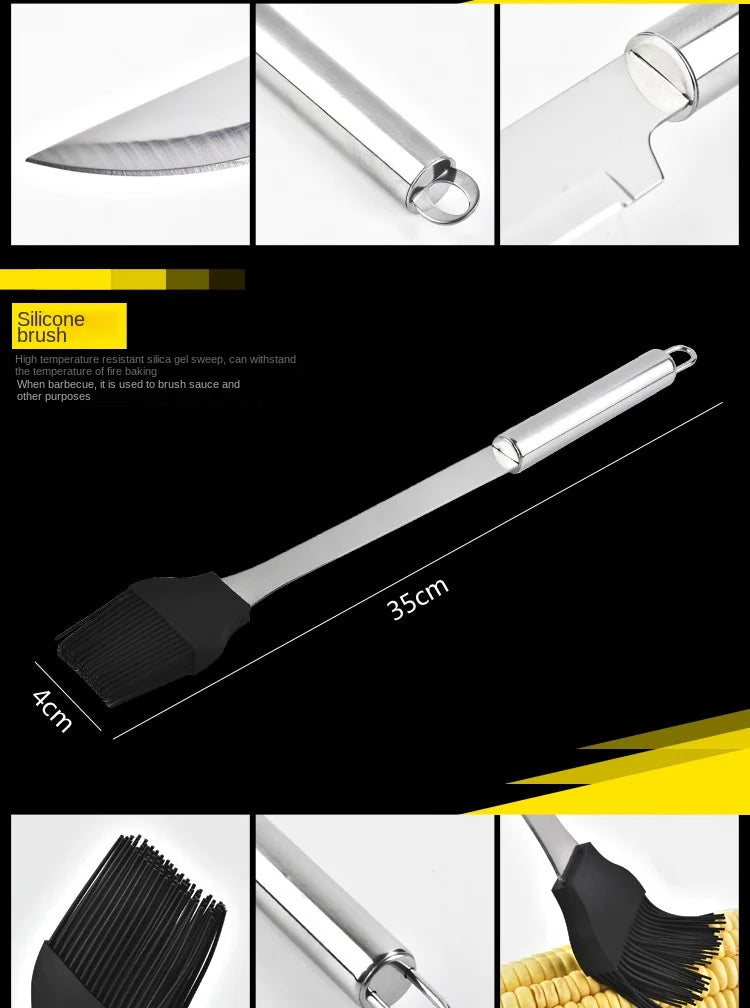 Stainless Steel Barbeque Tool Set (7 Variants)