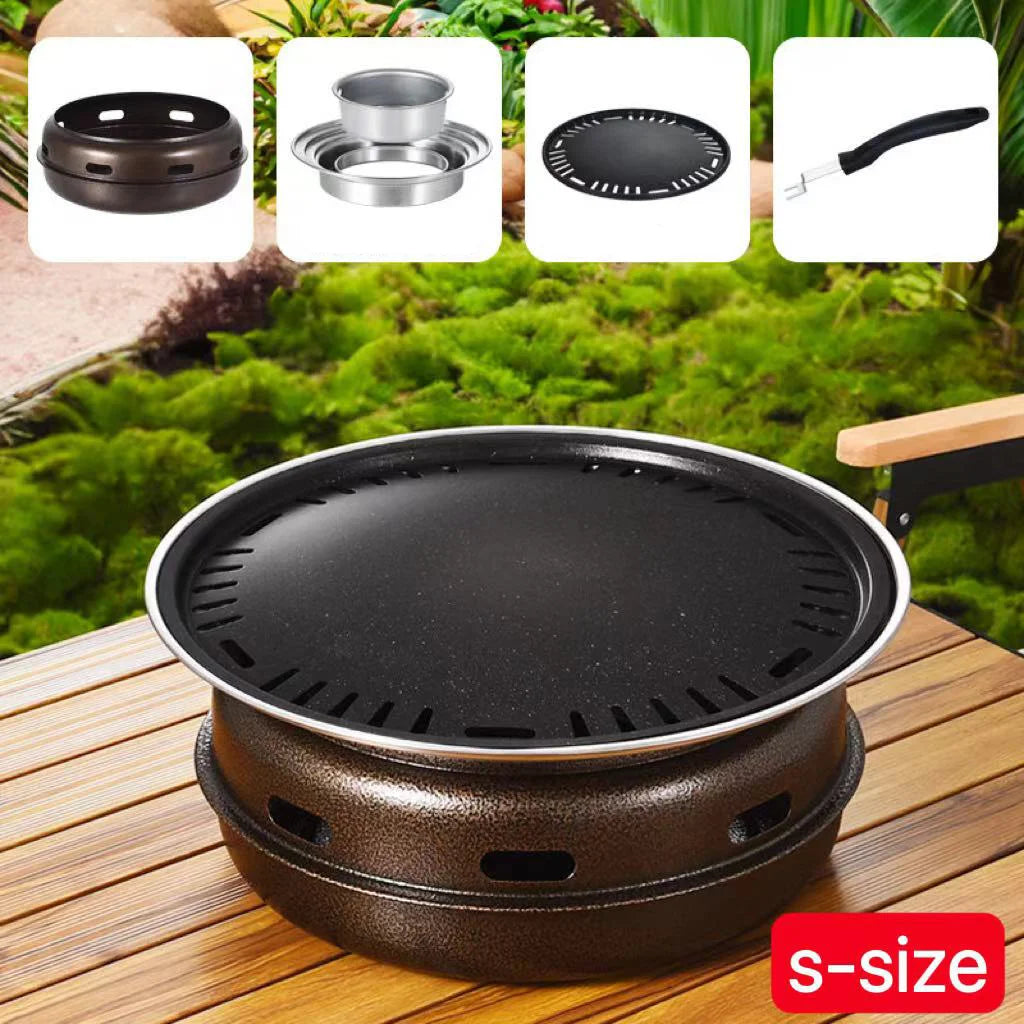 Korean-Style Round BBQ Grill