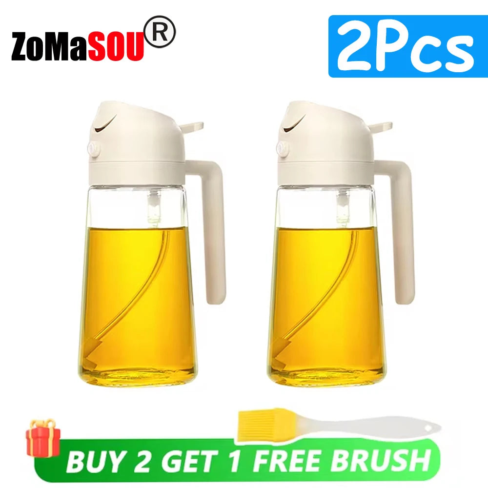 ZOMASOU 2-in-1 Oil Sprayer & Pourer Bottle