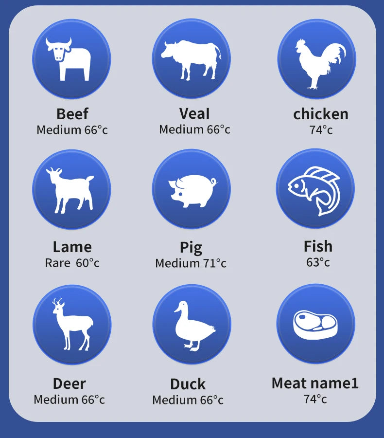 Wireless Bluetooth Meat Thermometer