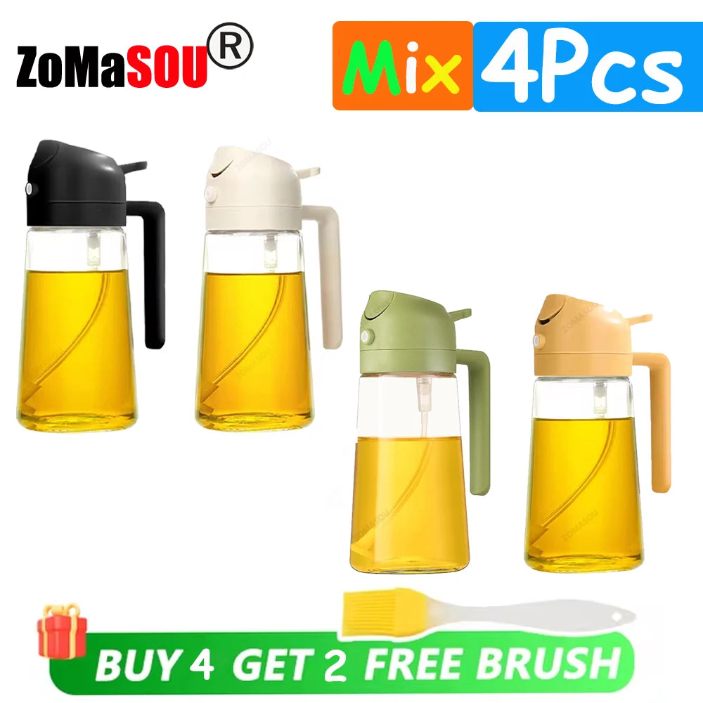 ZOMASOU 2-in-1 Oil Sprayer & Pourer Bottle