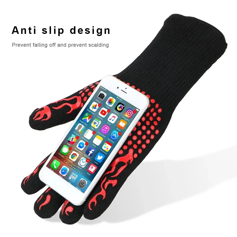Heat Resistant BBQ Fire Glove (1pcs)
