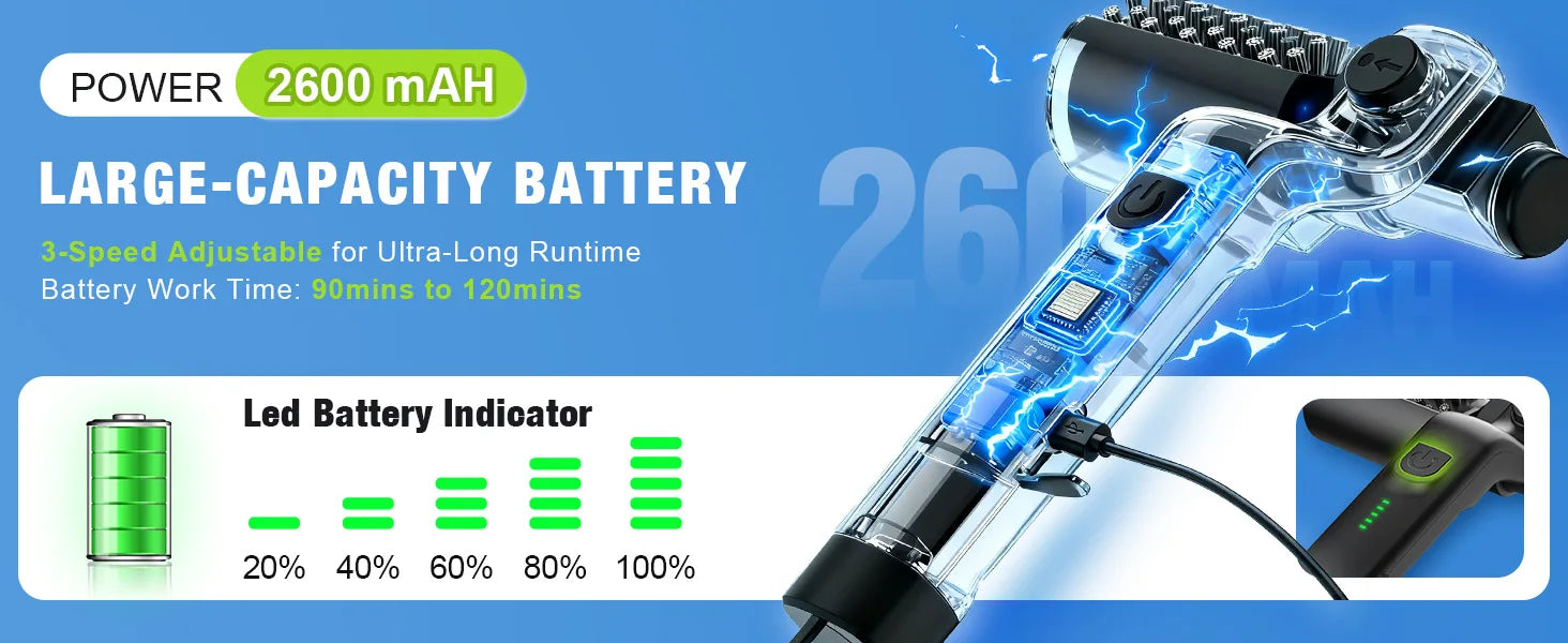 Electric Rotary Grill Cleaner Brush