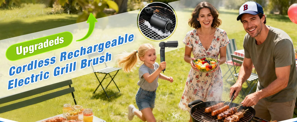 Electric Rotary Grill Cleaner Brush