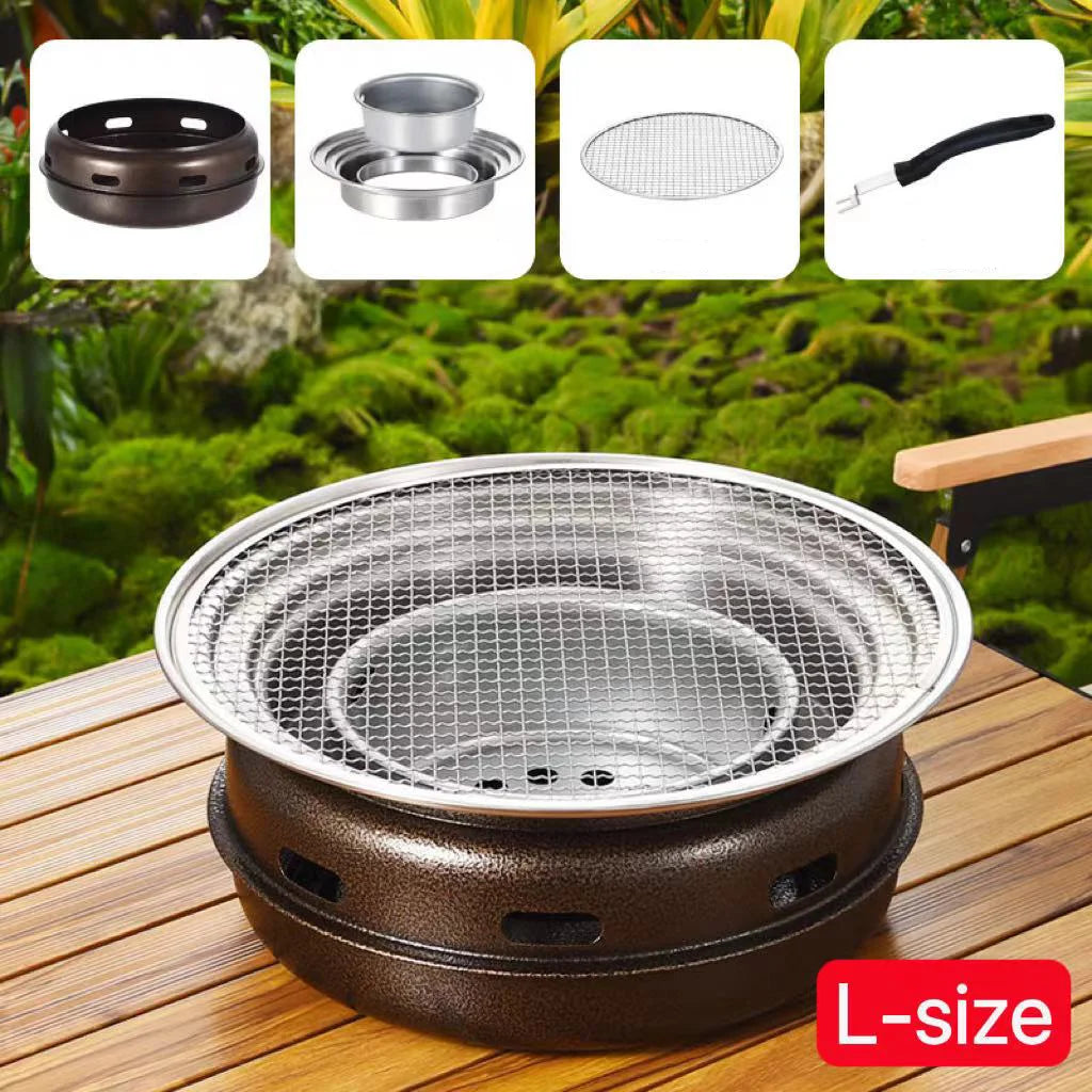 Korean-Style Round BBQ Grill