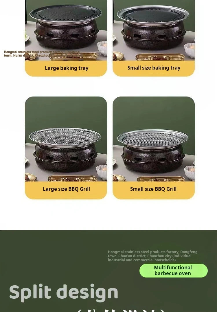 Korean-Style Round BBQ Grill