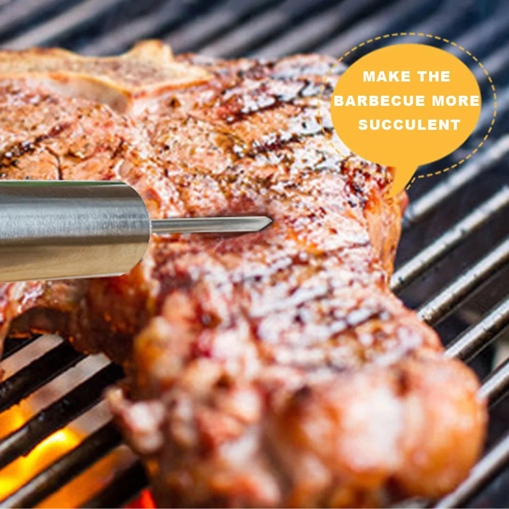 Stainless Steel Meat Injector Syringe Kit