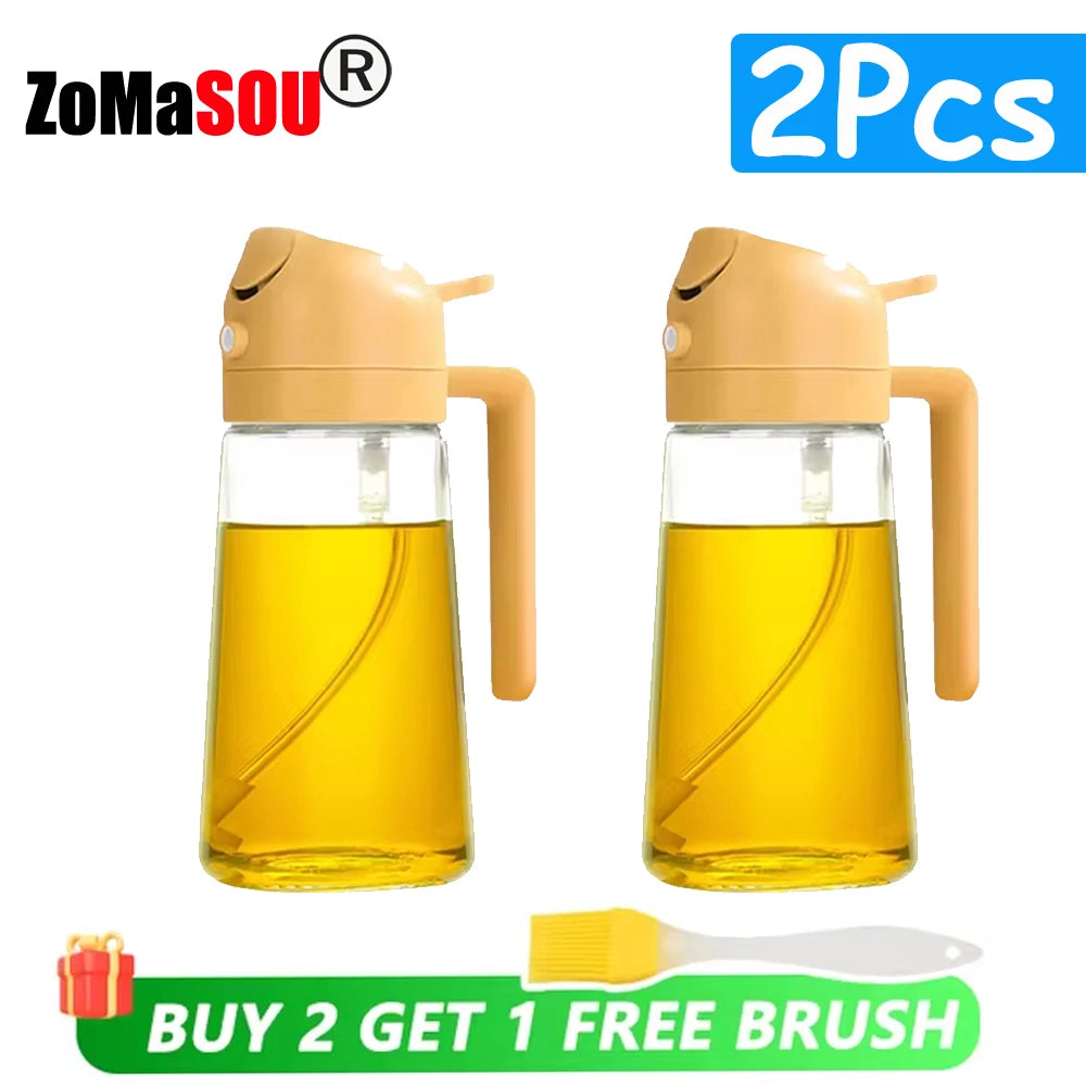 ZOMASOU 2-in-1 Oil Sprayer & Pourer Bottle