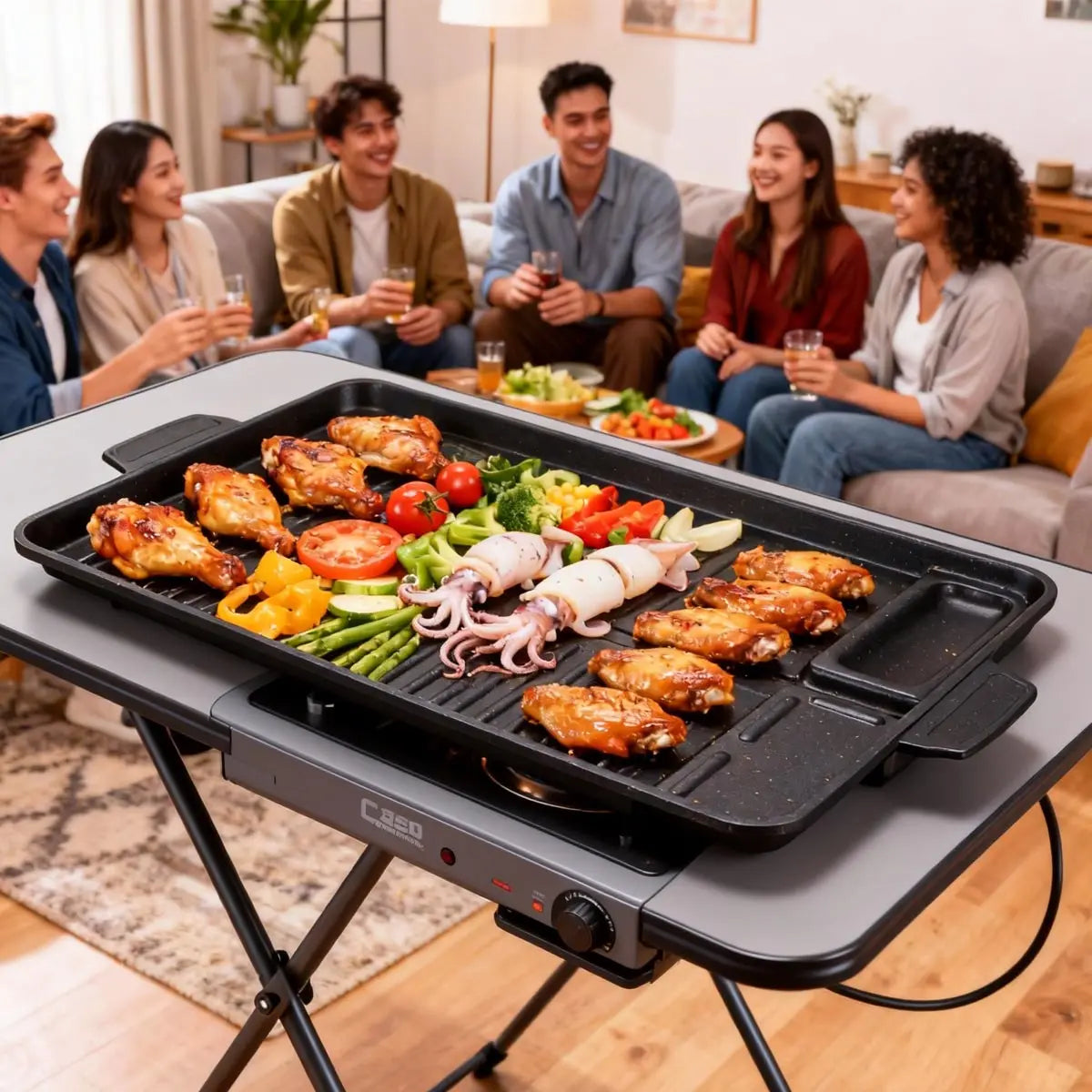 Korean Grill Meat Plate Barbecue Pan