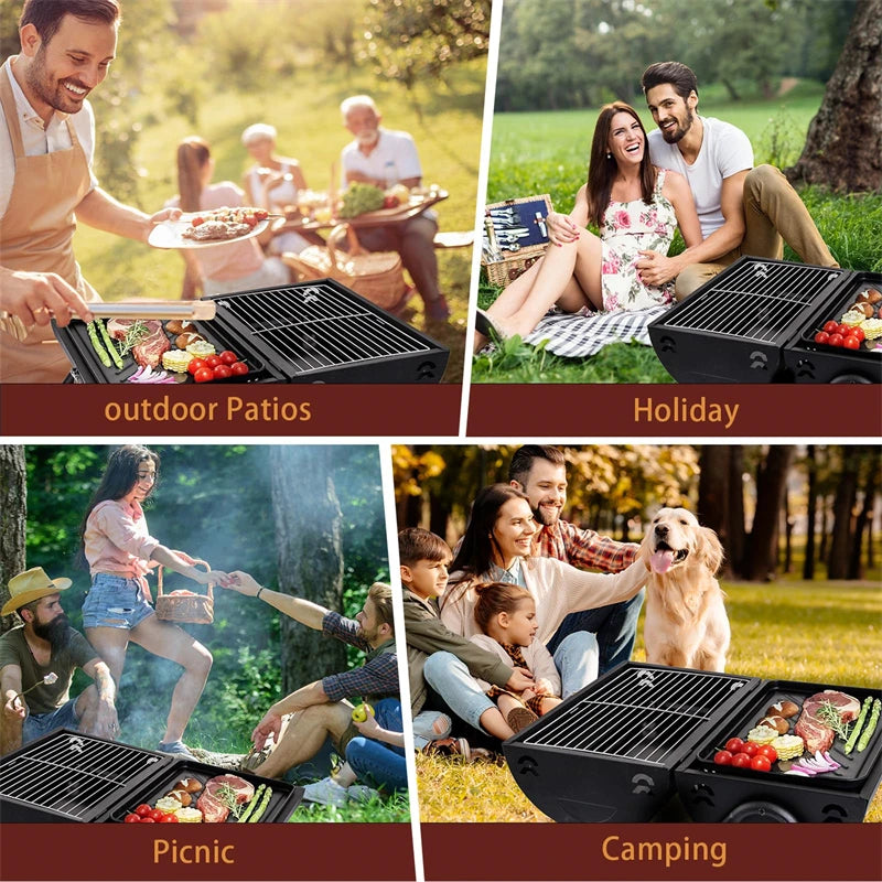 Tabletop Portable Charcoal BBQ Grill