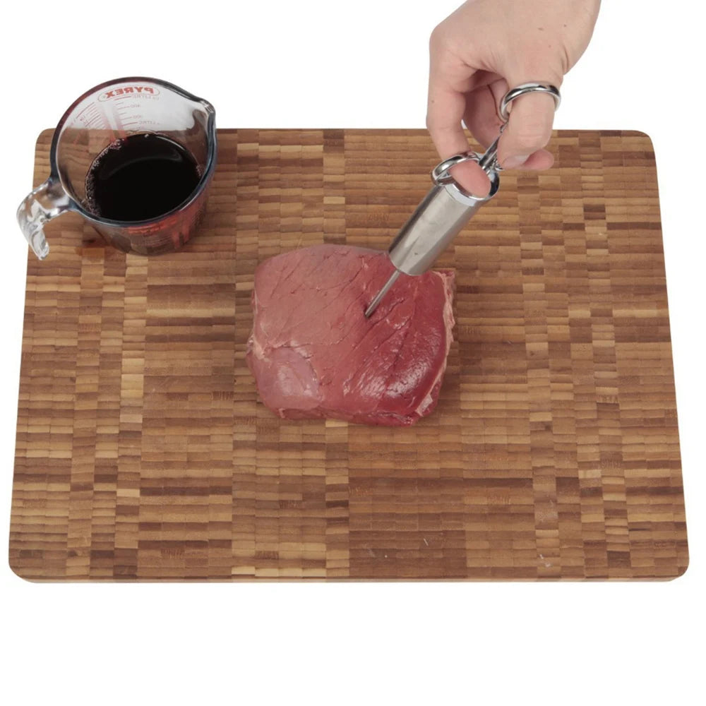 Stainless Steel Meat Injector Syringe Kit