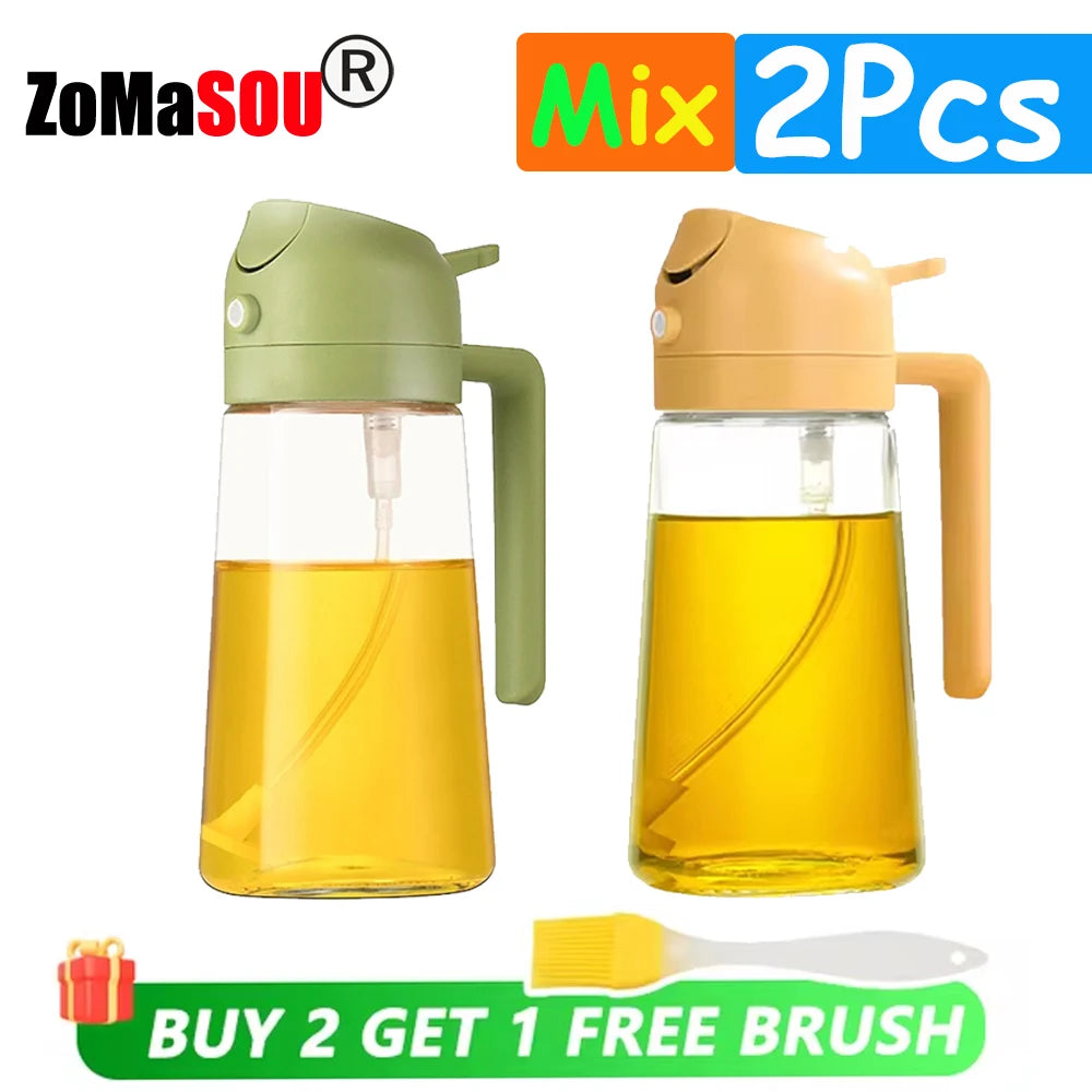ZOMASOU 2-in-1 Oil Sprayer & Pourer Bottle