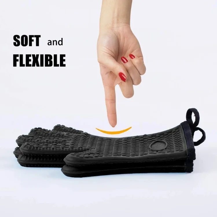 Heat Resistant Silicone Oven Mitts