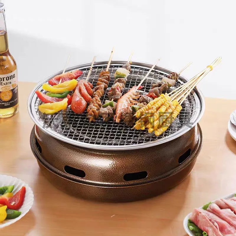 Korean-Style Round BBQ Grill