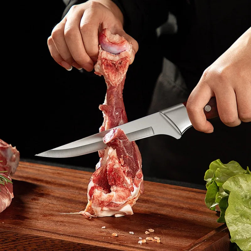 Professional Boning Knife, Forged Kitchen Knife