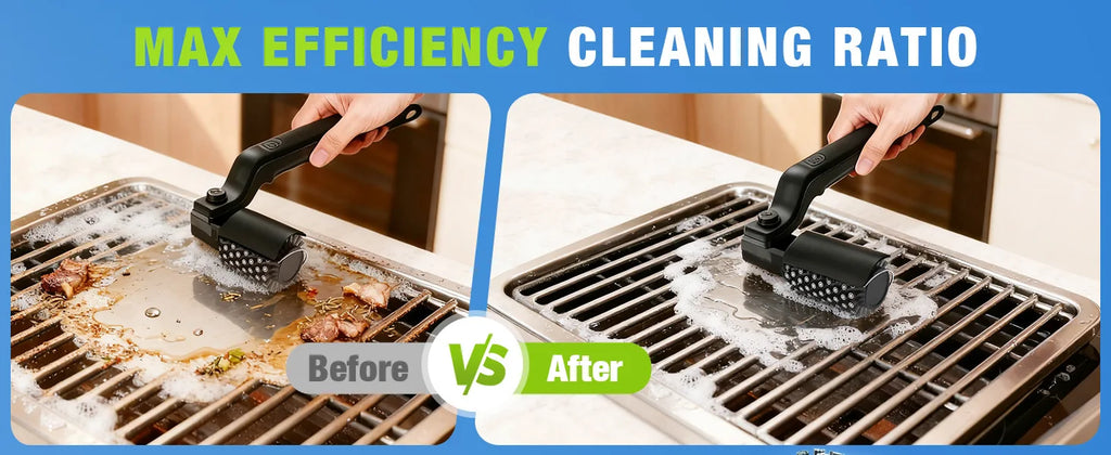 Electric Rotary Grill Cleaner Brush