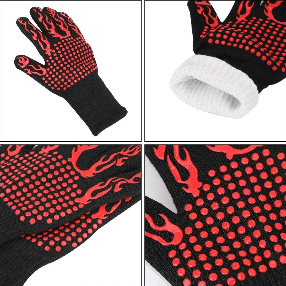 Heat Resistant BBQ Fire Glove (1pcs)