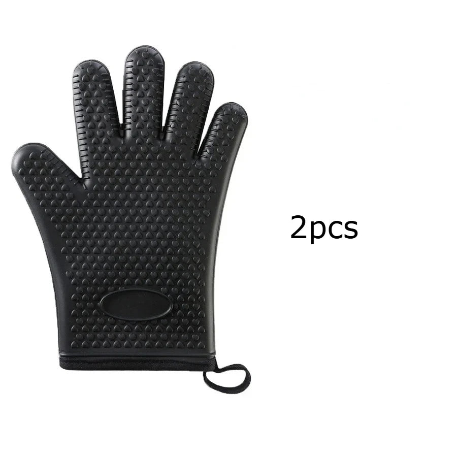 Heat Resistant Silicone Oven Mitts