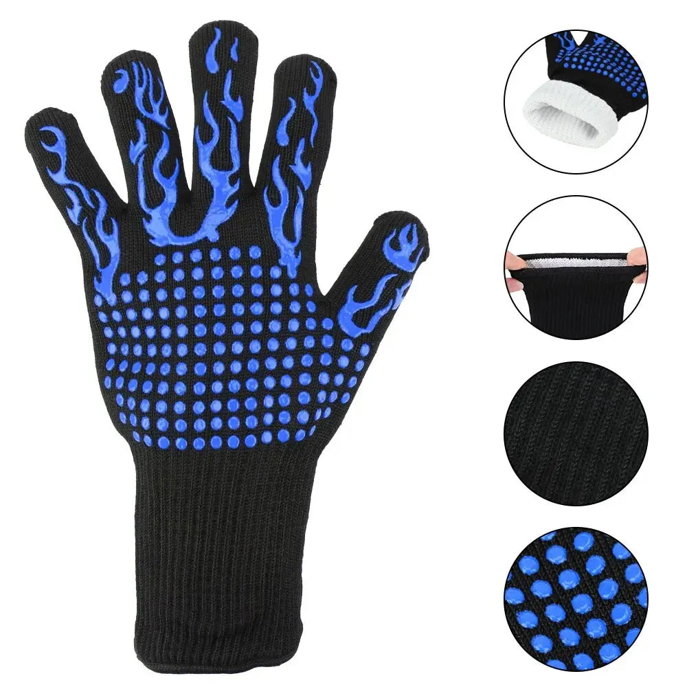 Heat Resistant BBQ Fire Glove (1pcs)