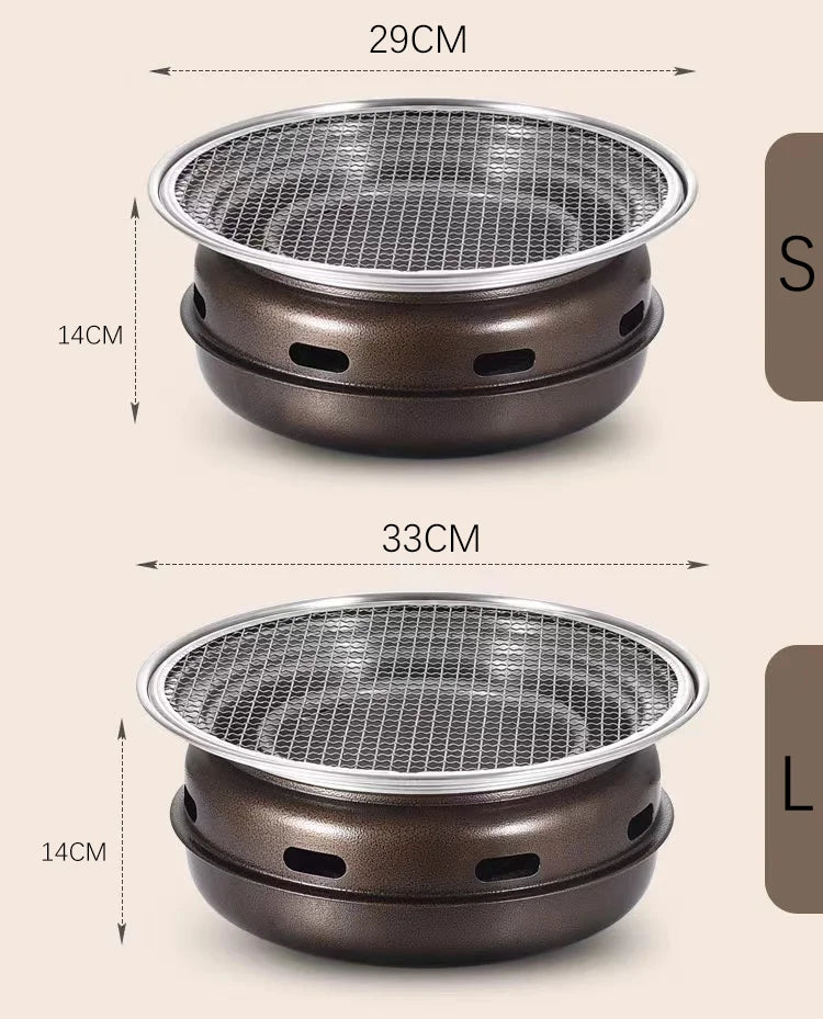 Korean-Style Round BBQ Grill