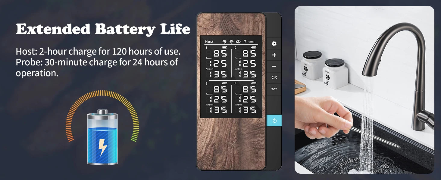 Wireless Digital Bluetooth Meat Thermometer