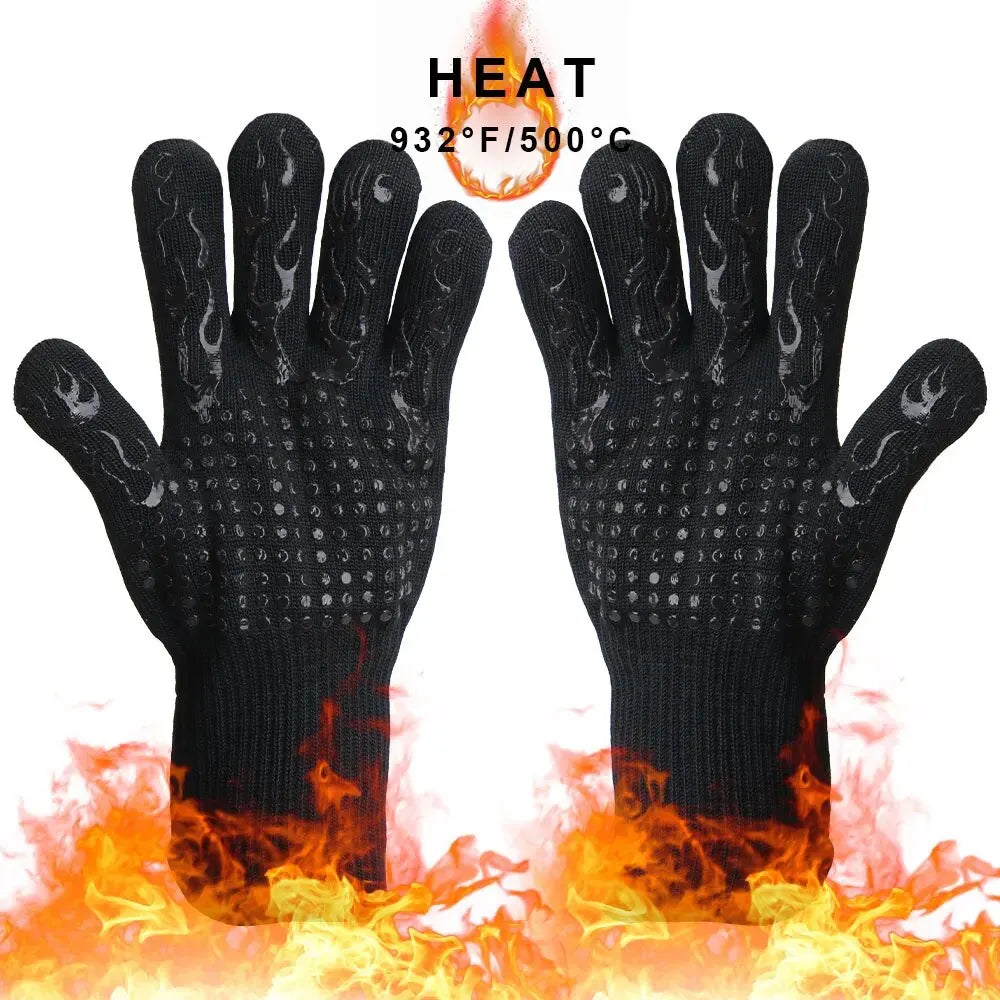 Heat Resistant BBQ Fire Glove (1pcs)
