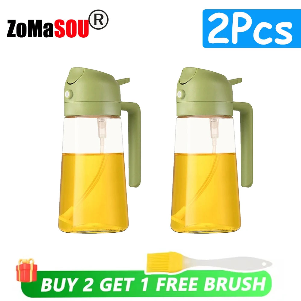 ZOMASOU 2-in-1 Oil Sprayer & Pourer Bottle
