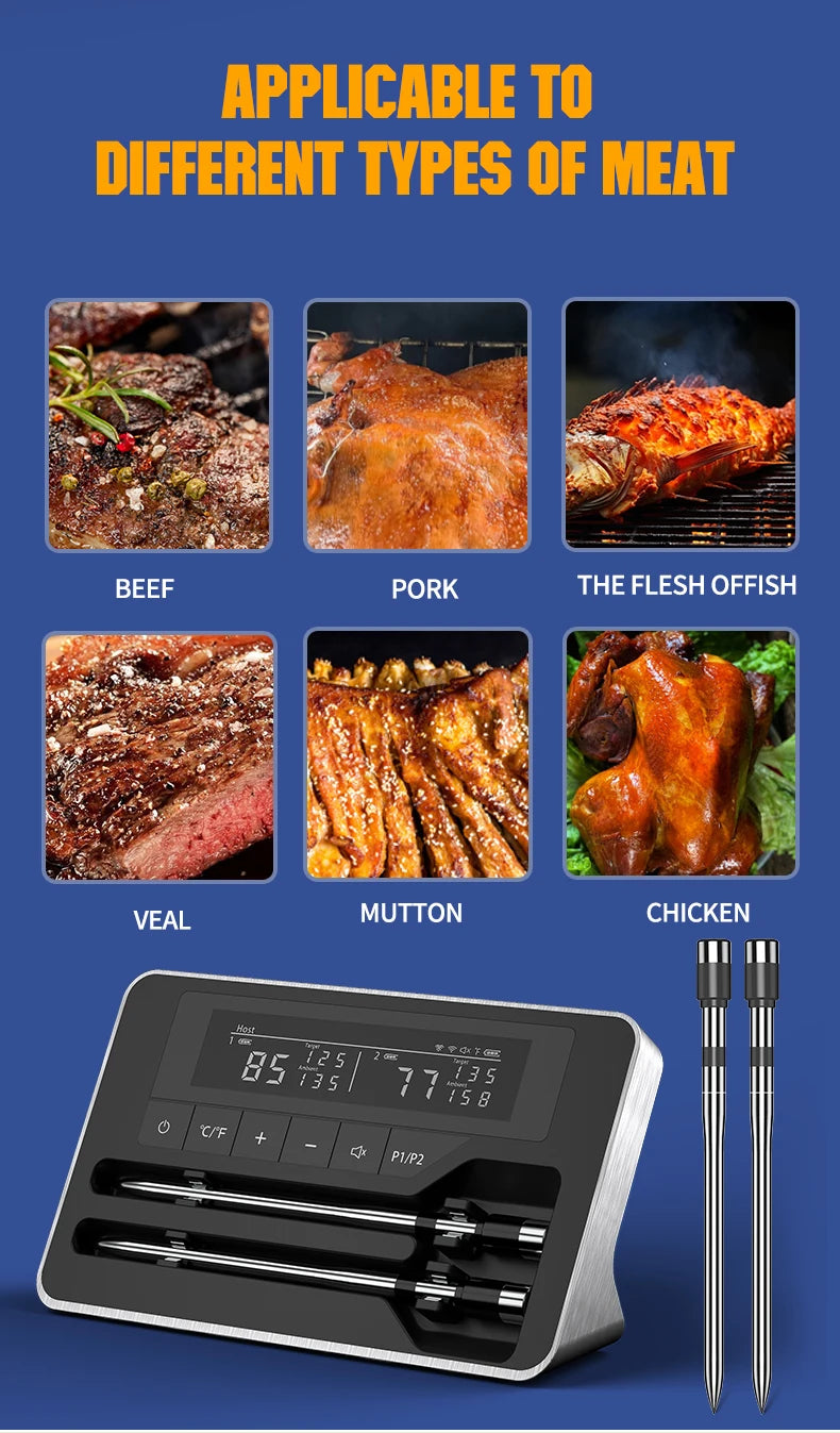 Wireless Bluetooth Meat Thermometer