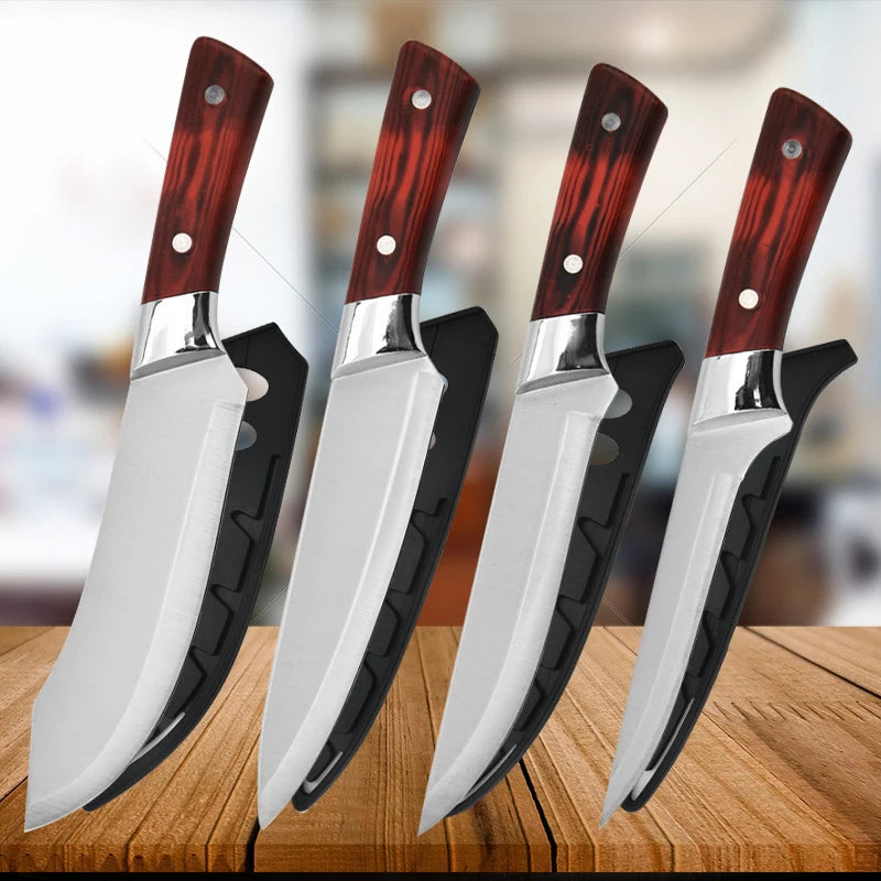 Professional Boning Knife, Forged Kitchen Knife