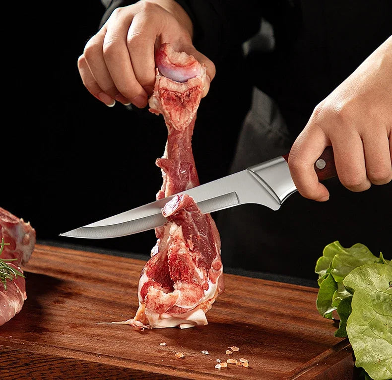 Professional Boning Knife, Forged Kitchen Knife