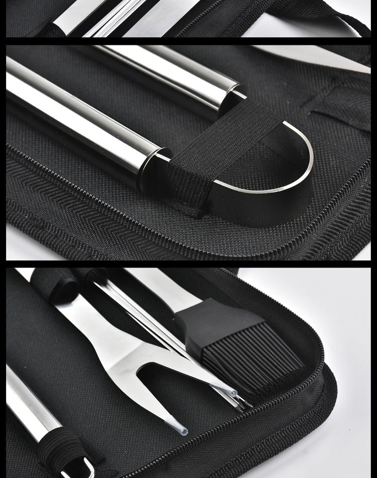 Stainless Steel Barbeque Tool Set (7 Variants)