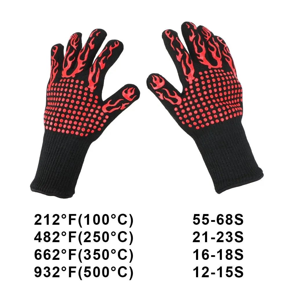 Heat Resistant BBQ Fire Glove (1pcs)