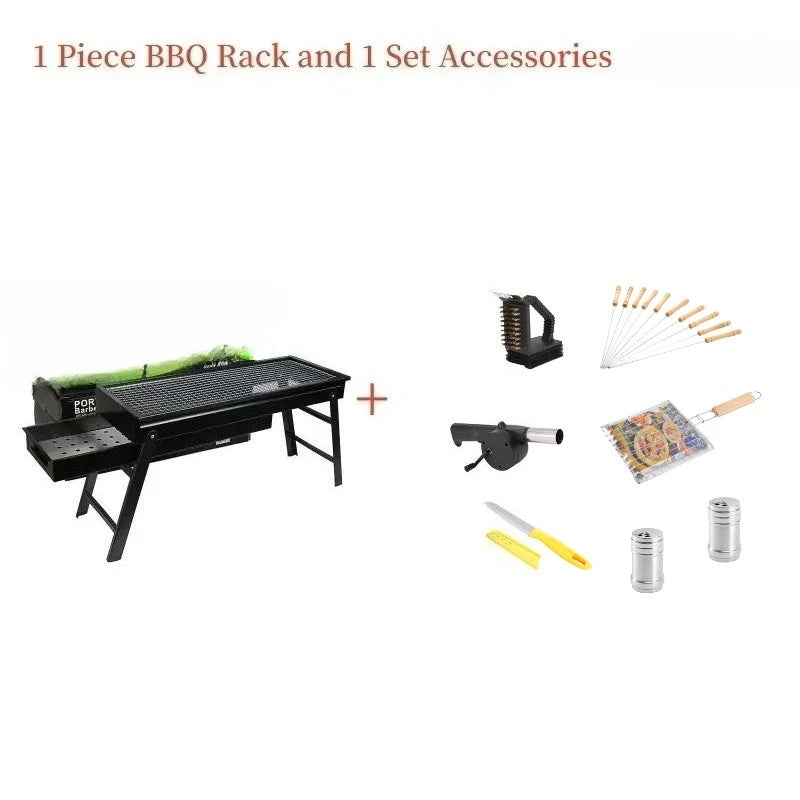 Portable Outdoor Charcoal BBQ Grill
