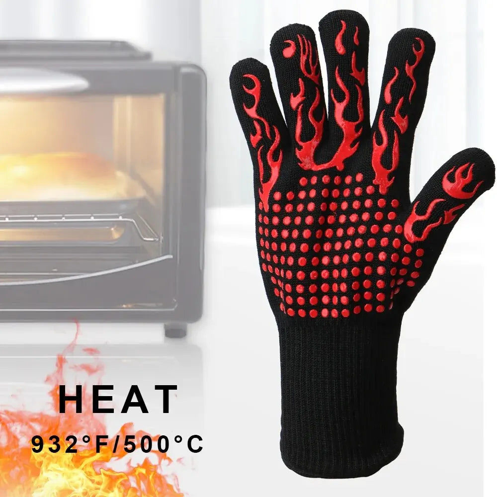 Heat Resistant BBQ Fire Glove (1pcs)