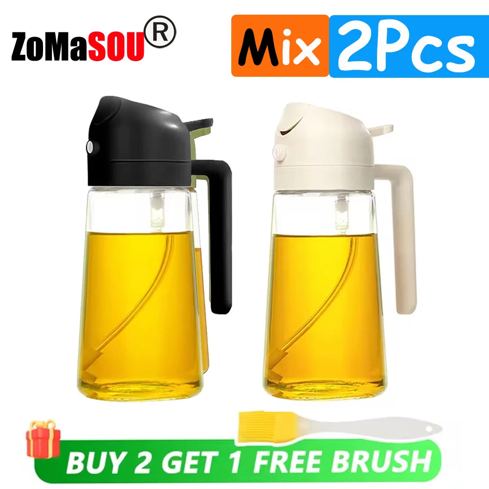 ZOMASOU 2-in-1 Oil Sprayer & Pourer Bottle