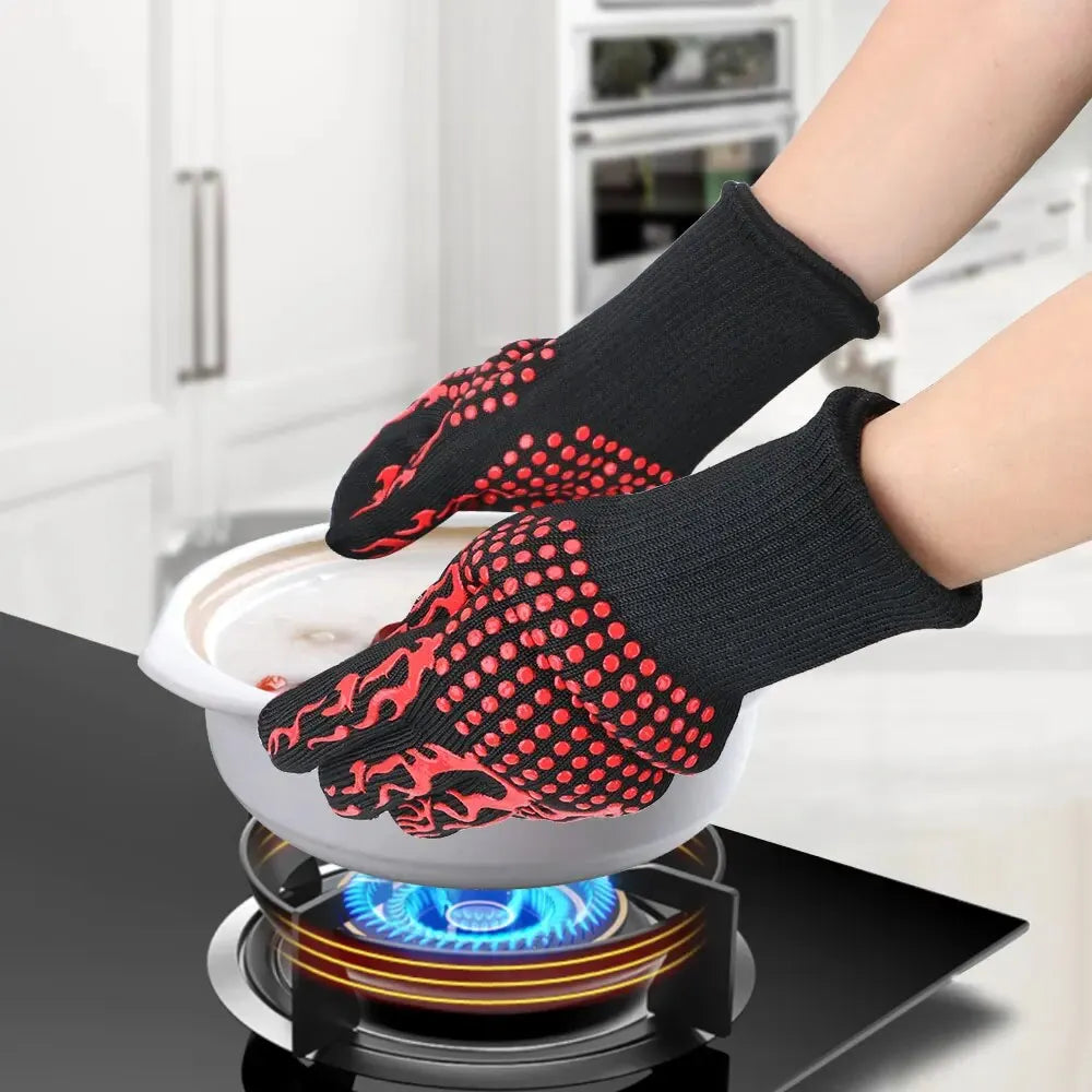 Heat Resistant BBQ Fire Glove (1pcs)