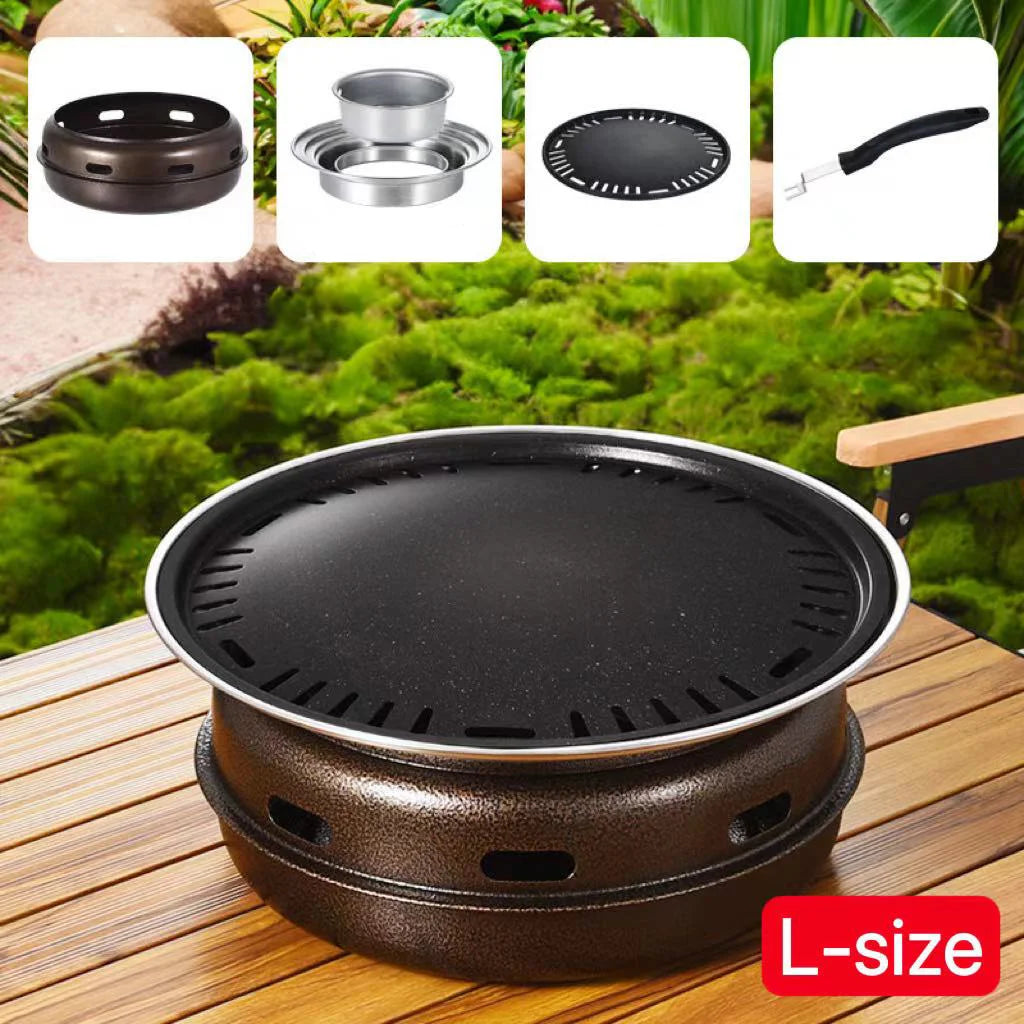 Korean-Style Round BBQ Grill