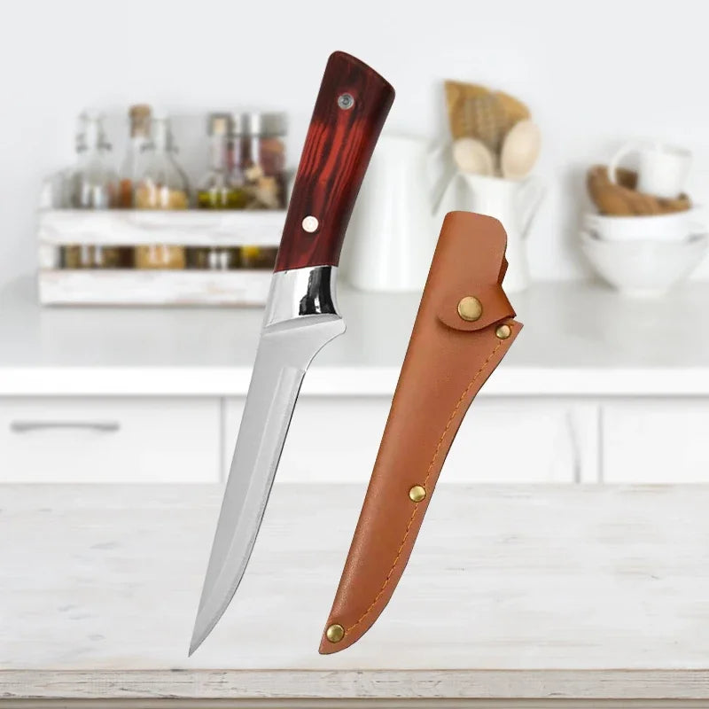 Professional Boning Knife, Forged Kitchen Knife
