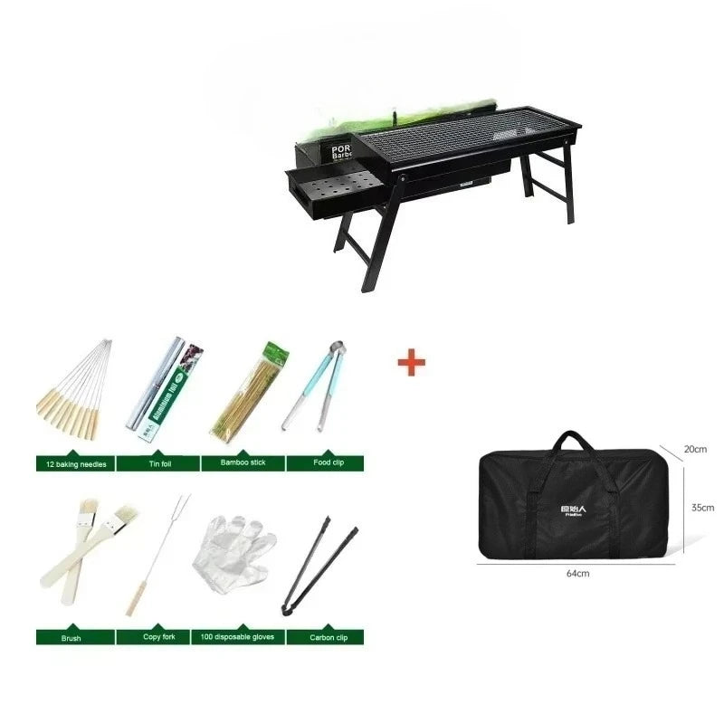 Portable Outdoor Charcoal BBQ Grill
