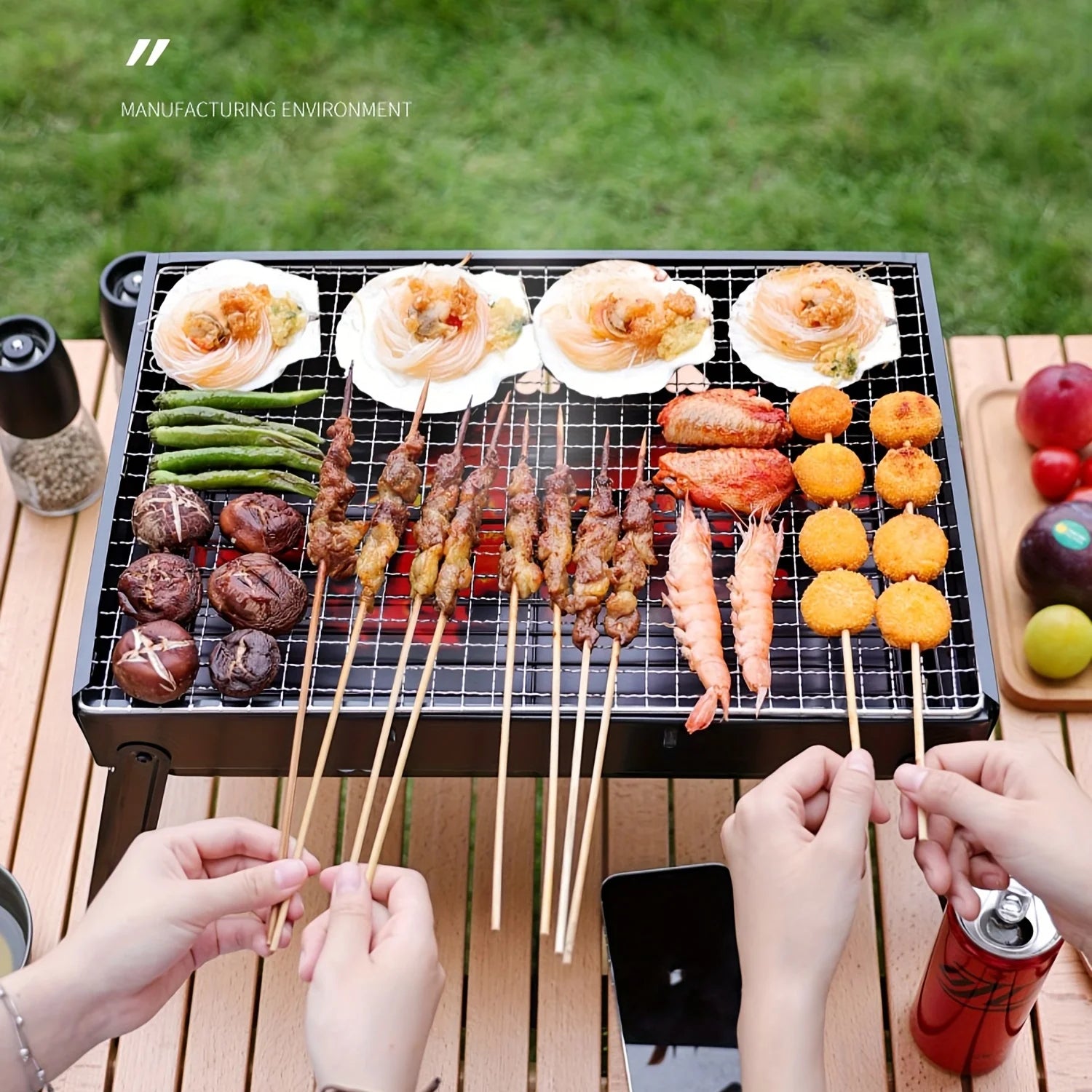 Portable Charcoal BBQ Grill