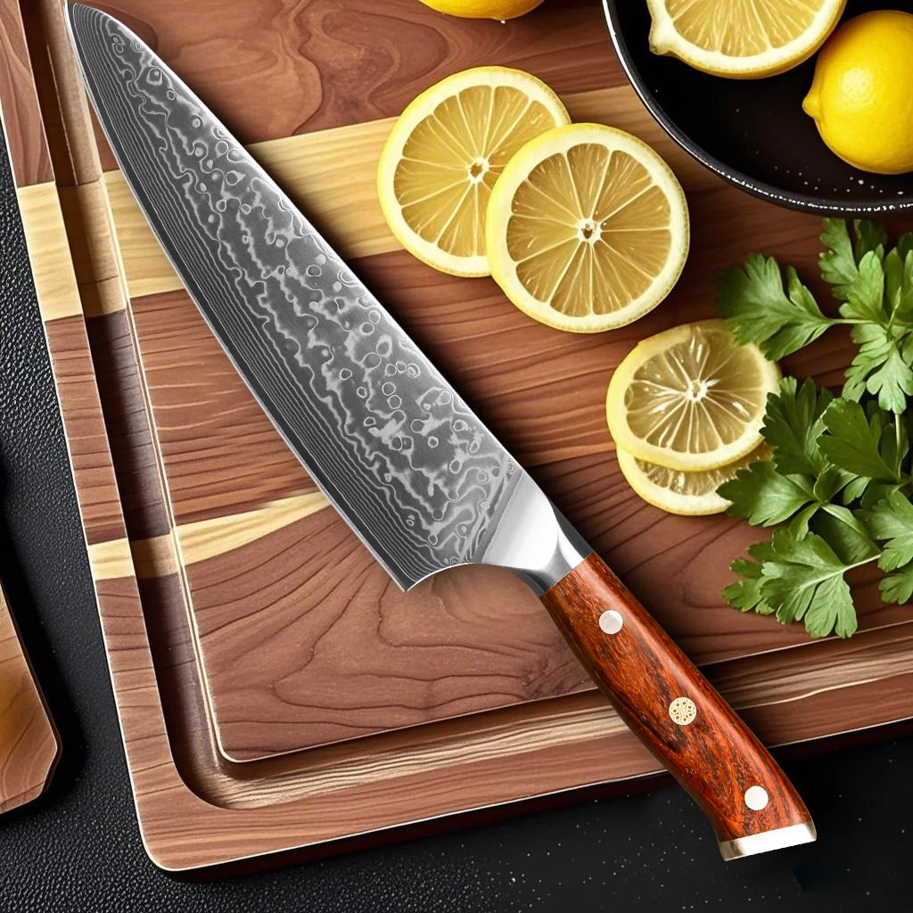 Professional Damascus Steel Japanese Chef Knife