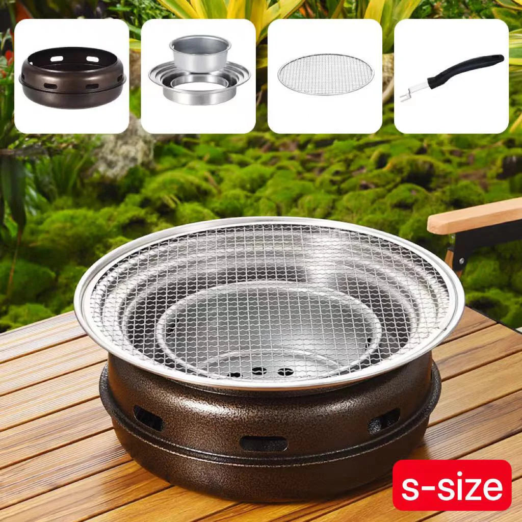 Korean-Style Round BBQ Grill