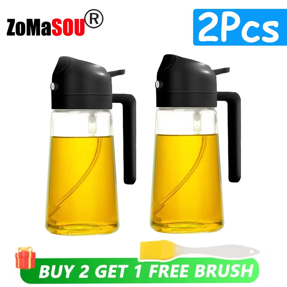 ZOMASOU 2-in-1 Oil Sprayer & Pourer Bottle
